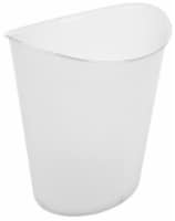 Sterilite White Oval Trash Can