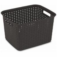 Sterilite® Tall Weave Basket - Cement