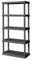 Sterilite 5-Tier Shelving Unit - Flat Gray