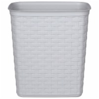 Sterilite Weave Trash Can - Cement