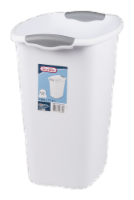 Sterilite Trash Can - White Perspective: Main