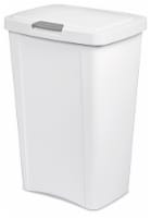 Sterilite 13 Gal Swing Top Lidded Wastebasket Kitchen Trash Can, White (8  Pack), 1 Piece - Kroger