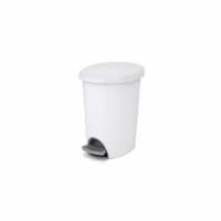 Sterilite Ultra Step-On Wastebasket - White