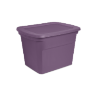 Sterilite® Tote Box - Moda Purple Perspective: Main