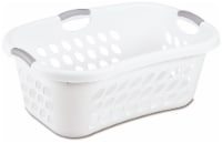 Sterilite Ultra HipHold 1.25-Bushel Laundry Basket - White