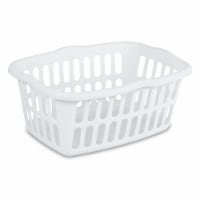 Sterlite Rectangular Bushel Laundry Basket - White Perspective: Main