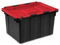 Sterilite Hinged Lid Industrial Tote Perspective: Main