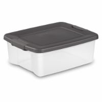 Sterilite 25 quart top shelf tote
