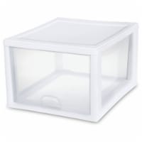 Fred Meyer Sterilite Individual Stacking Drawer White 16 Qt