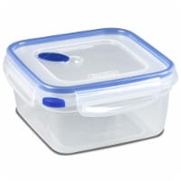 Teal Small Plastic Storage Bin, 1 - Metro Market