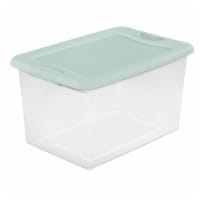 Sterilite 64qt Latching Box Storage Bin - Mindful Mint Perspective: Main
