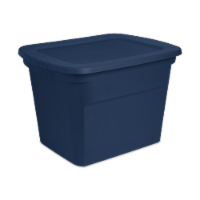 Rubbermaid Roughneck Storage Box with Lid - Indigo, 1 - Harris Teeter