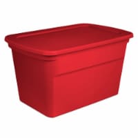 Sterilite 30 Gallon Red Tote 