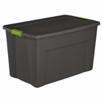 Sterilite 35 Gallon Storage Tote Box, Container Bin w/ Latch Lid, 4 Pack, Gray Perspective: Main