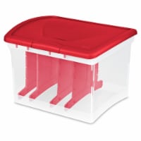 Sterilite® Showoff 4 Reel Light Box - Rocket Red Perspective: Main