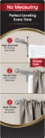 Maytex Mills Silver EZ Install Brushed Nickel Café Rod