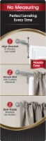 Maytex Mills Silver EZ Install Brushed Nickel Café Rod Perspective: Main