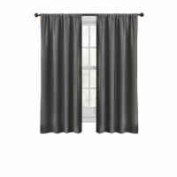 Maytex Smart Curtains™ Julius Ultimate Light Blocker Window Panel - Gray Perspective: Main