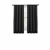 Maytex Jamie Smart Curtain Ultimate Light Blocker - Black
