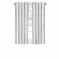 Maytex Mills Everly Easy Hang Curtain with Hooks - Silver
