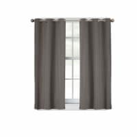 Maytex Mills Larson Easy Hang Curtains - Gray