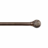 Maytex Mills Decorative Marble Ball Curtain Rod