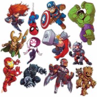 Eureka EU-840222 Marvel Super Hero Adventure 2 Sided Decor Kits