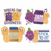 Eureka EU-628007 Peanut Butter & Jelly Scented Stickers