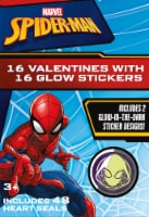 Marvel Spider-Man Valentine's Glow-in-the-Dark Cards & Stickers Perspective: Main
