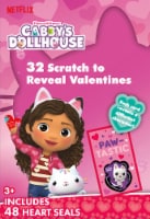 Netflix DreamWorks Gabby's Dollhouse Valentine's Scratch Heart Seals Perspective: Main