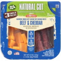 Old Wisconsin Natural Cut® Beef & Cheddar Snack Tray Perspective: Main