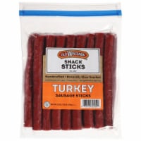 Old Wisconsin Turkey Snack Sticks Fresh Sliced Deli Meat Perspective: Main