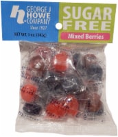 George J Howe Company Sugar Free Mixed Berry Buttons Candy Perspective: Main