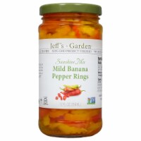 Jeff's Naturals Sunshine Mix Mild Banana Pepper Rings