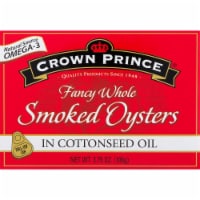 Crown Prince Smoked Oysters in Cottonseed Oil Perspective: Main