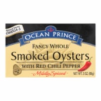 Ocean Prince Smoked Oysters With Red Chili Pepper