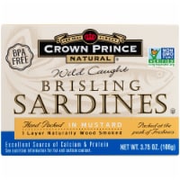 Crown Prince Natural Brisling Sardines in Mustard