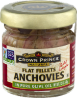 Crown Prince Natural Flat Fillet Anchovies In Pure Olive Oil