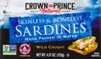 Crown Prince Natural Skinless & Boneless Sardines in Water