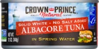 Crown Prince No Salt Added Natural Solid White Albacore Tuna