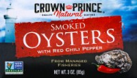 Crown Prince Naturally Smoked Oysters With Red Chili Peppers