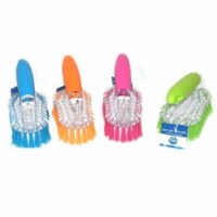 Bonita Home 2329826 Scrub Brush Short Handle 4, Assorted Color - Case of 24