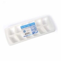 DDI 2324429 Plastic Ice Cube Tray 2pk - White Case of 24