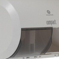 Georgia-Pacific Toilet Paper Dispenser,(2) Rolls,Plastic 56797A