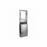 Georgia-Pacific Custom Trash Can,Stainless Steel,10 gal. 59491