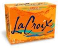 LaCroix® Orange Flavored Sparkling Water Cans Perspective: Main