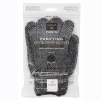 Earth Therapeutics® Purifying Charcoal Exfoliating Gloves Perspective: Main