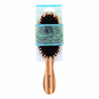 Earth Therapeutics Bamboo Natural Bristle Cushion Brush