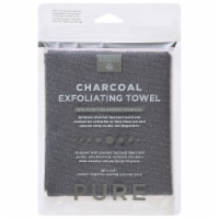 Earth Therapeutics® Charcoal Exfoliating Black Towel