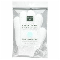 Earth Therapeutics Hydro Gloves - Exfoliating - White - 1 Pair
